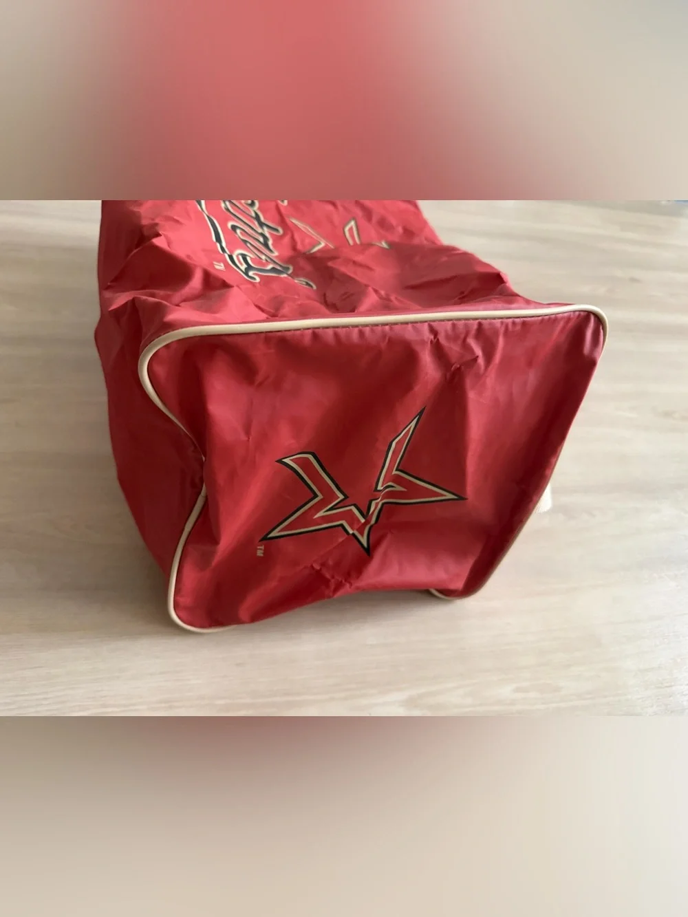 Vintage Houston Astros x Krogers Nylon Zipper Duffle Bag - Gym Bag